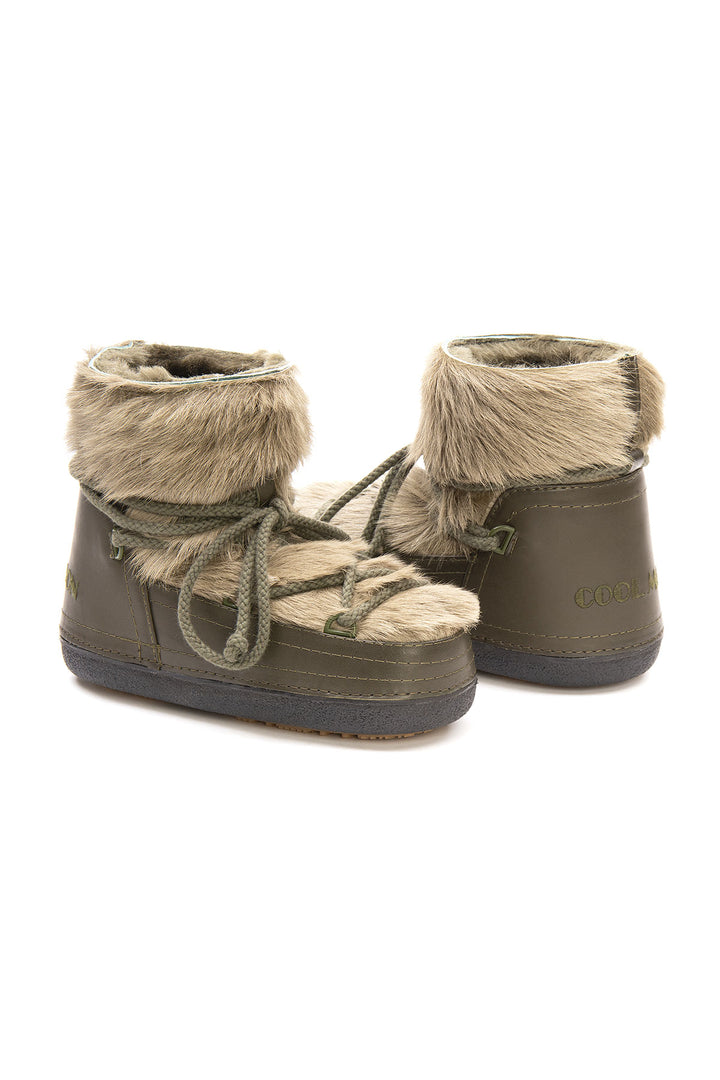 Cool Moon Visby Shearling Women's Fur Snow Boots - Pegia