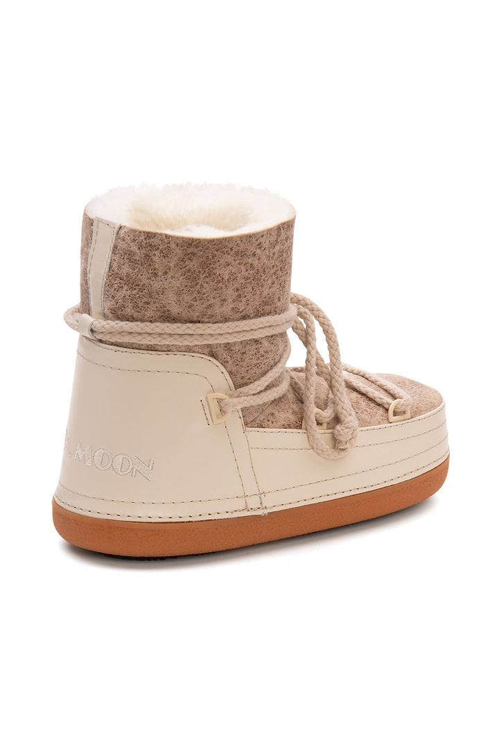 Cool Moon Annis Genuine Leather Printed Women's Snow Boots - Pegia