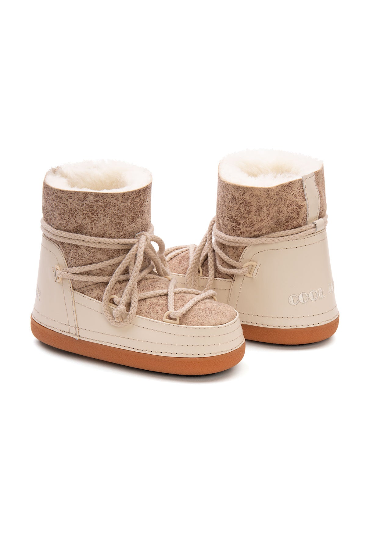 Cool Moon Annis Genuine Leather Printed Women's Snow Boots - Pegia