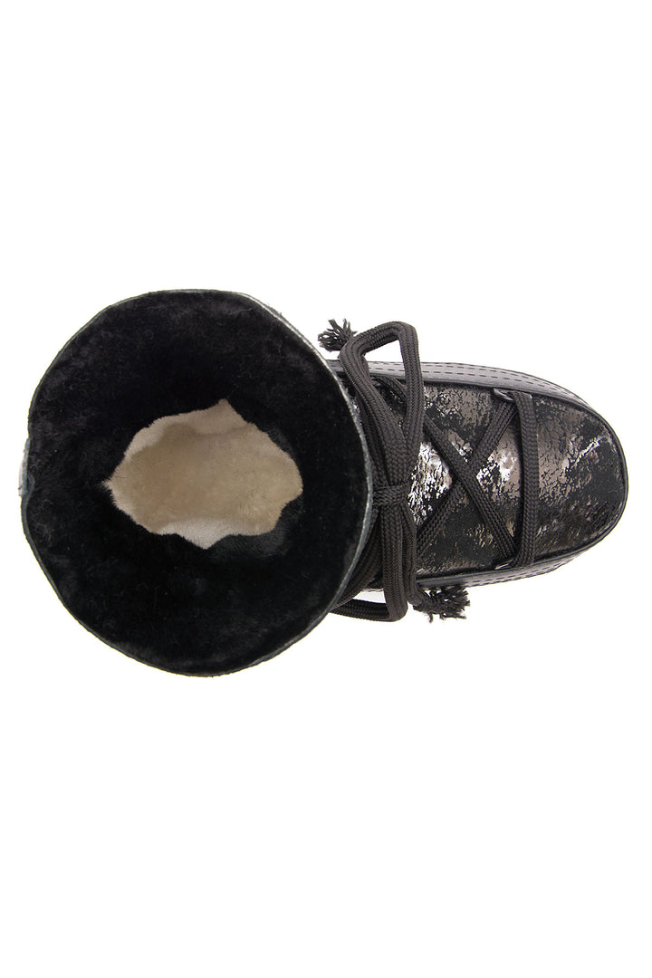 Cool Moon Abira Genuine Leather Printed Women's Snow Boots - Pegia