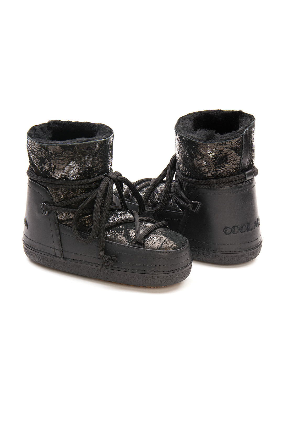 Cool Moon Abira Genuine Leather Printed Women's Snow Boots - Pegia