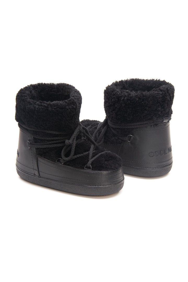 Cool Moon Dover Genuine Sheepskin Women's Snow Boots - Pegia