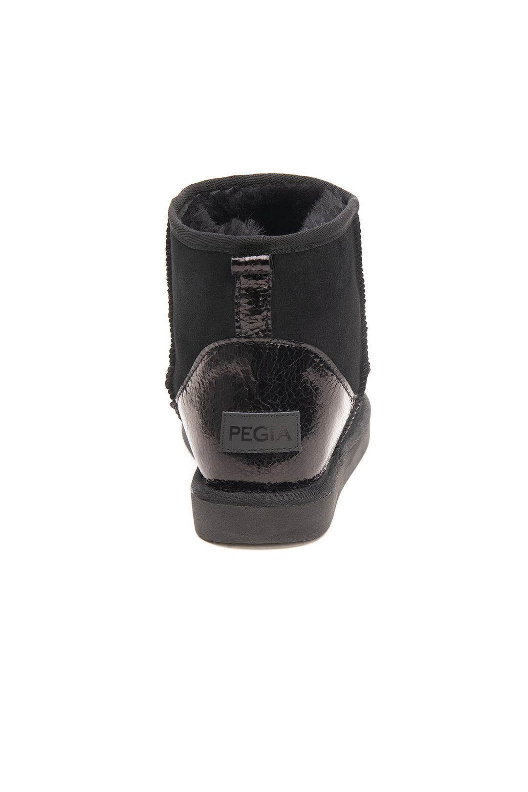 Pegia Jelsa Glossy Detailed Genuine Suede Women's Short Boots - Pegia