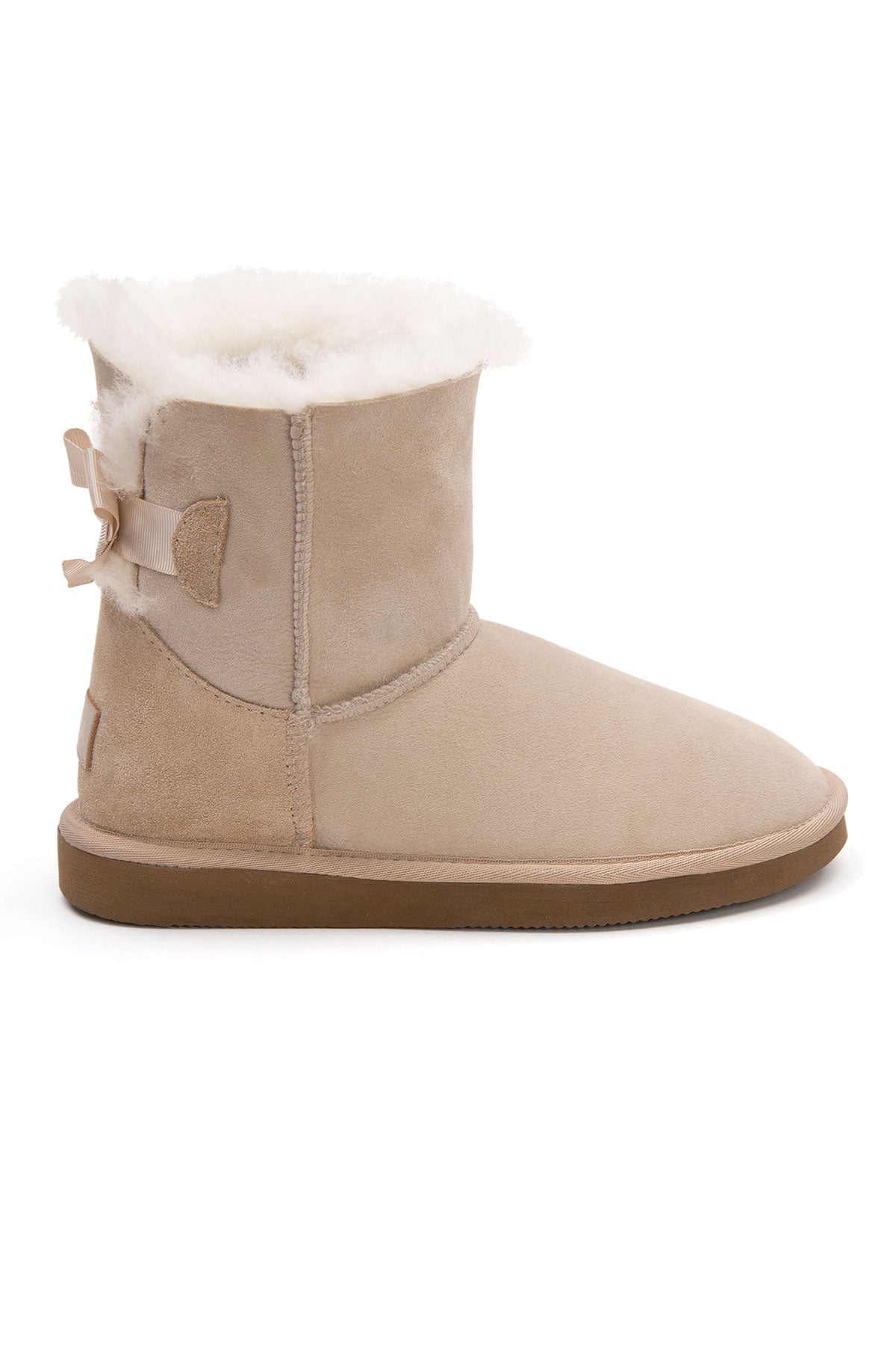 Pegia Lulea Genuine Suede Bow Detail Women's Boots - Pegia
