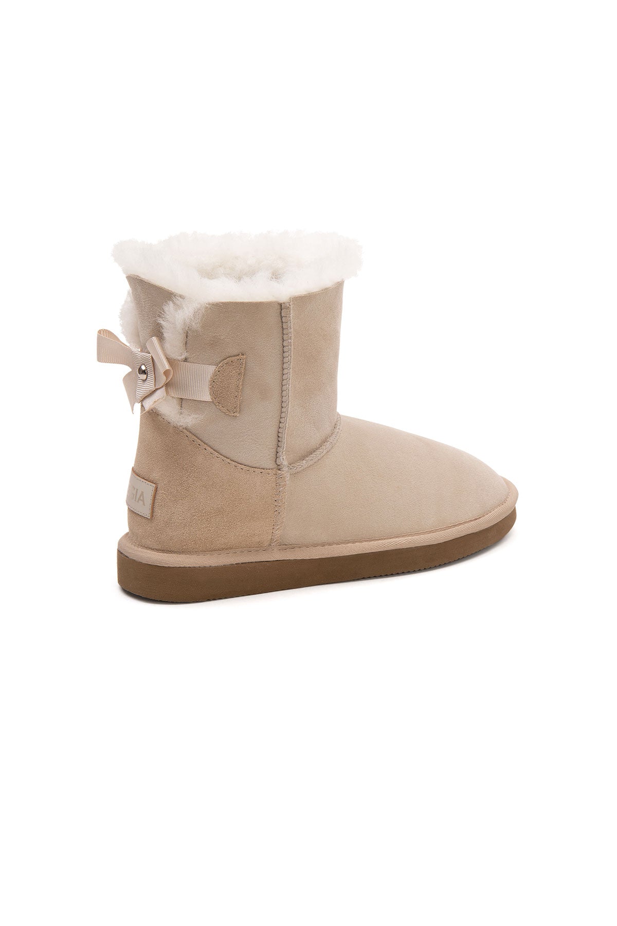 Pegia Lulea Genuine Suede Bow Detail Women's Boots - Pegia