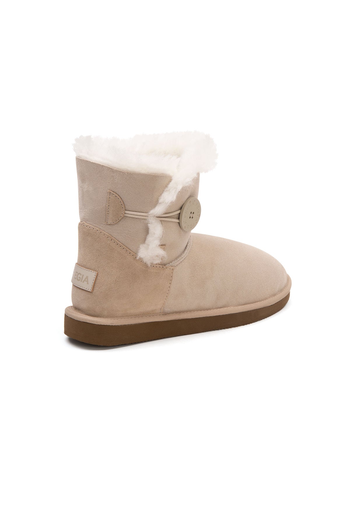 Pegia Moa Genuine Suede Button Women's Boots - Pegia