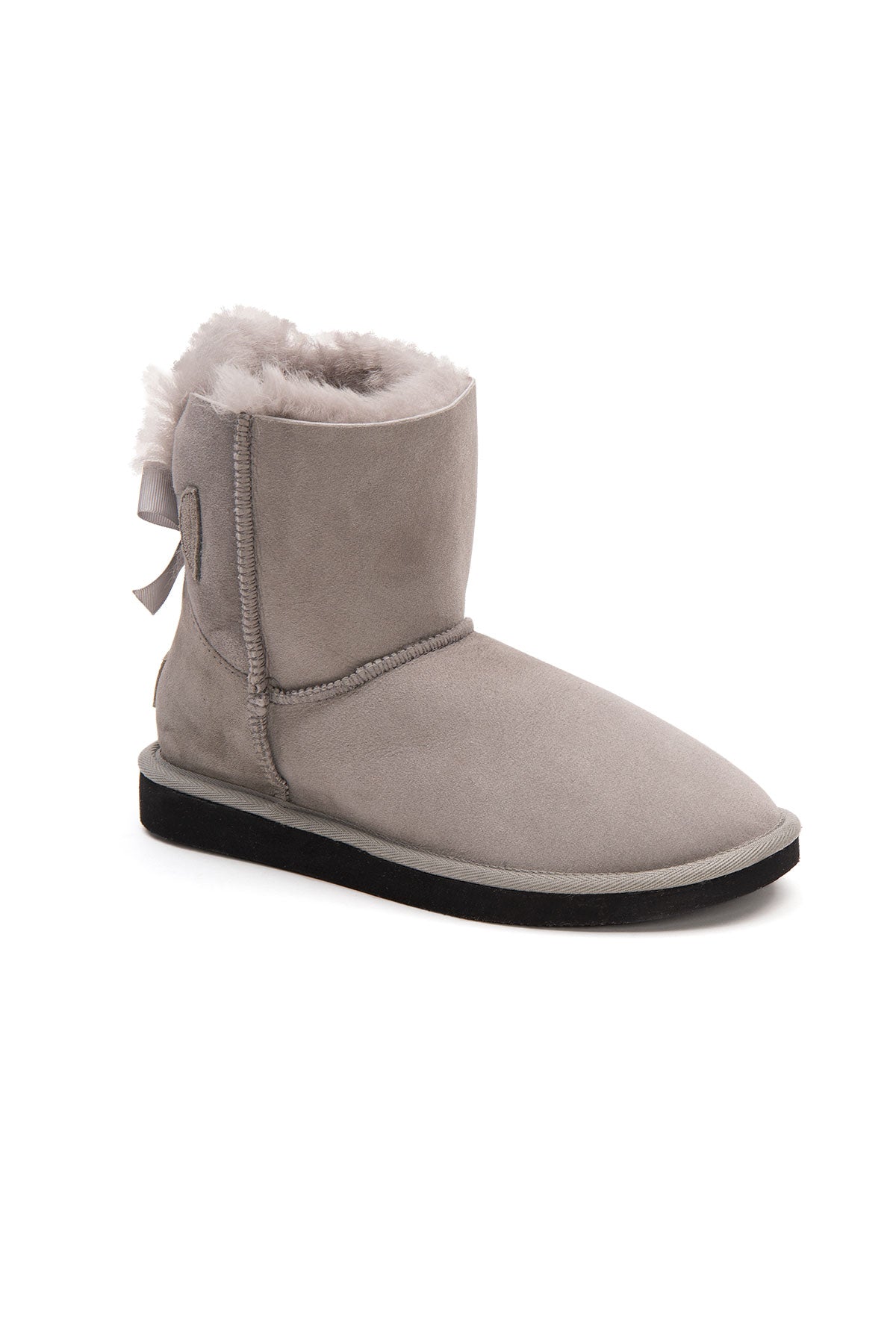 Pegia Lulea Genuine Suede Bow Detail Women's Boots - Pegia