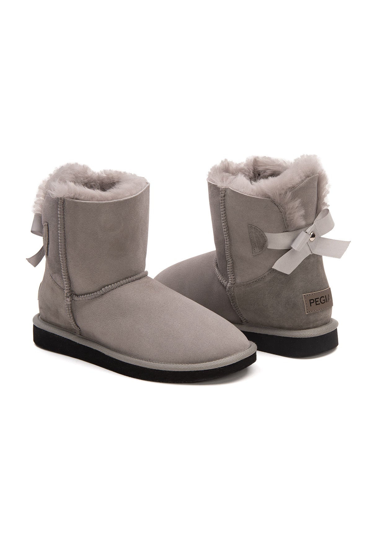 Pegia Lulea Genuine Suede Bow Detail Women's Boots