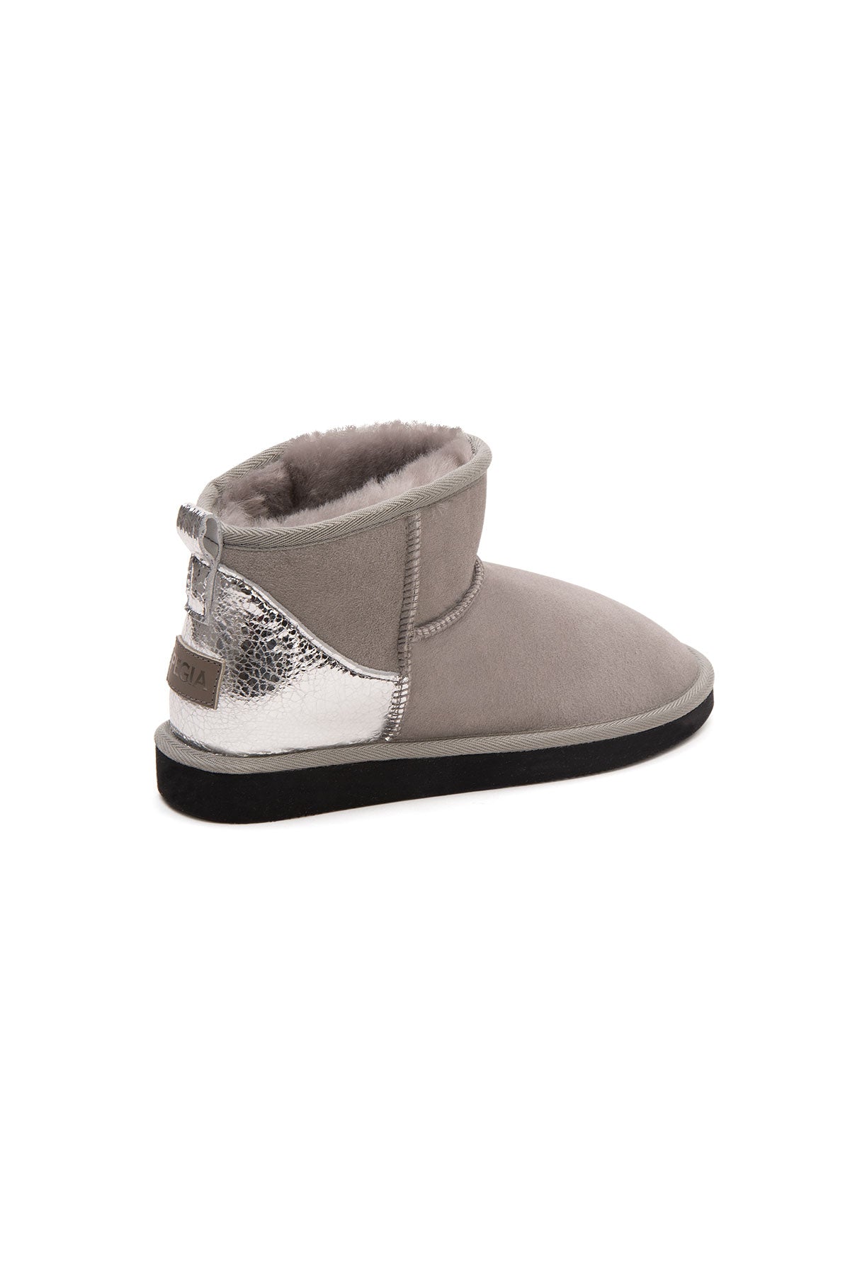 Pegia Jelsa Glossy Detailed Genuine Suede Women's Mini Boots - Pegia
