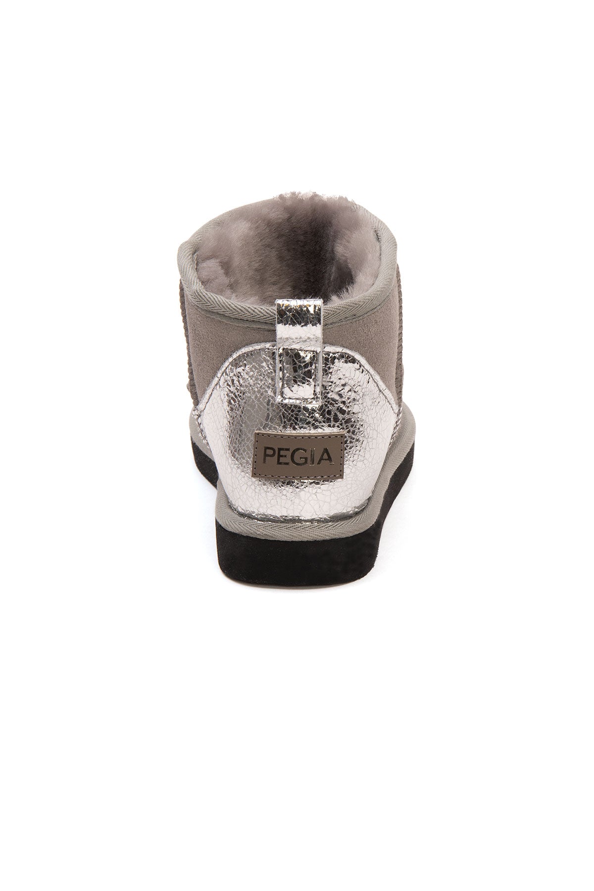 Pegia Jelsa Glossy Detailed Genuine Suede Women's Mini Boots - Pegia