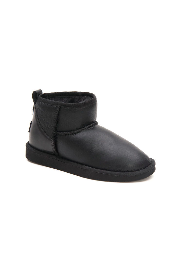 Pegia Leona Genuine Leather Women's Mini Boots - Pegia