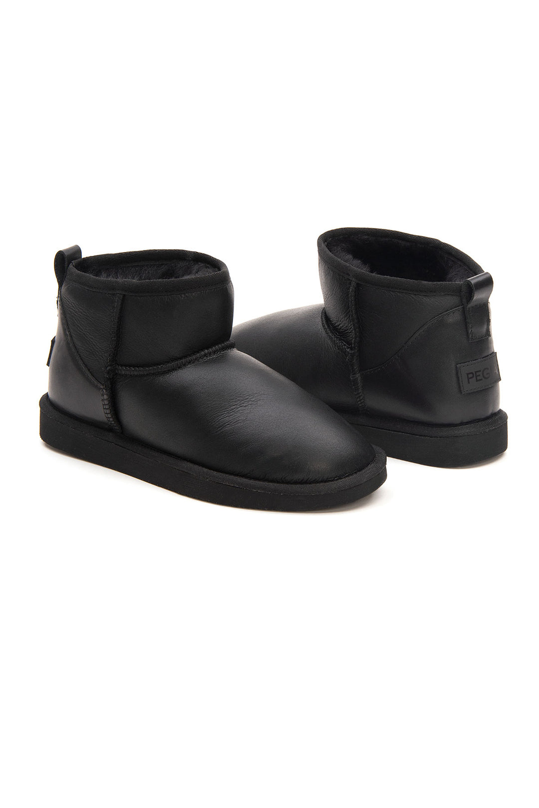 Pegia Leona Genuine Leather Women's Mini Boots - Pegia