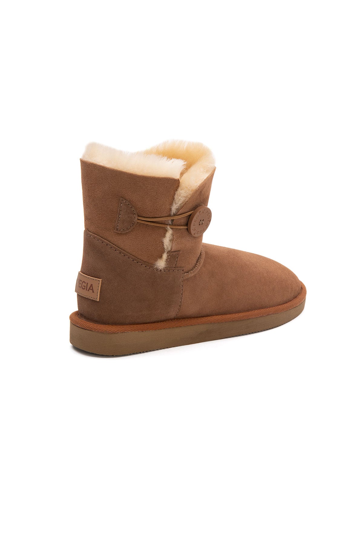 Pegia Moa Genuine Suede Button Women's Boots - Pegia
