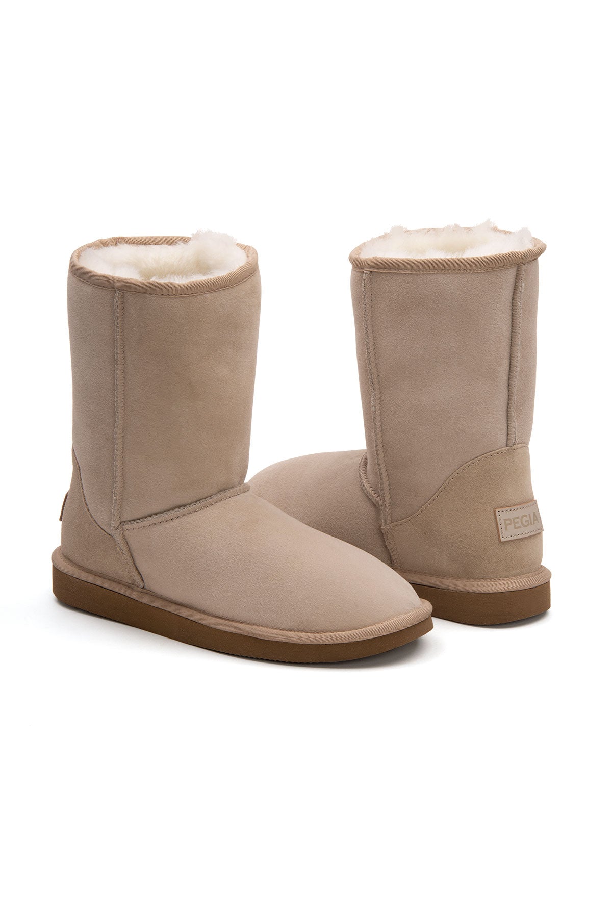 Pegia Lesa Echte Wildleder Damen Mini Stiefel