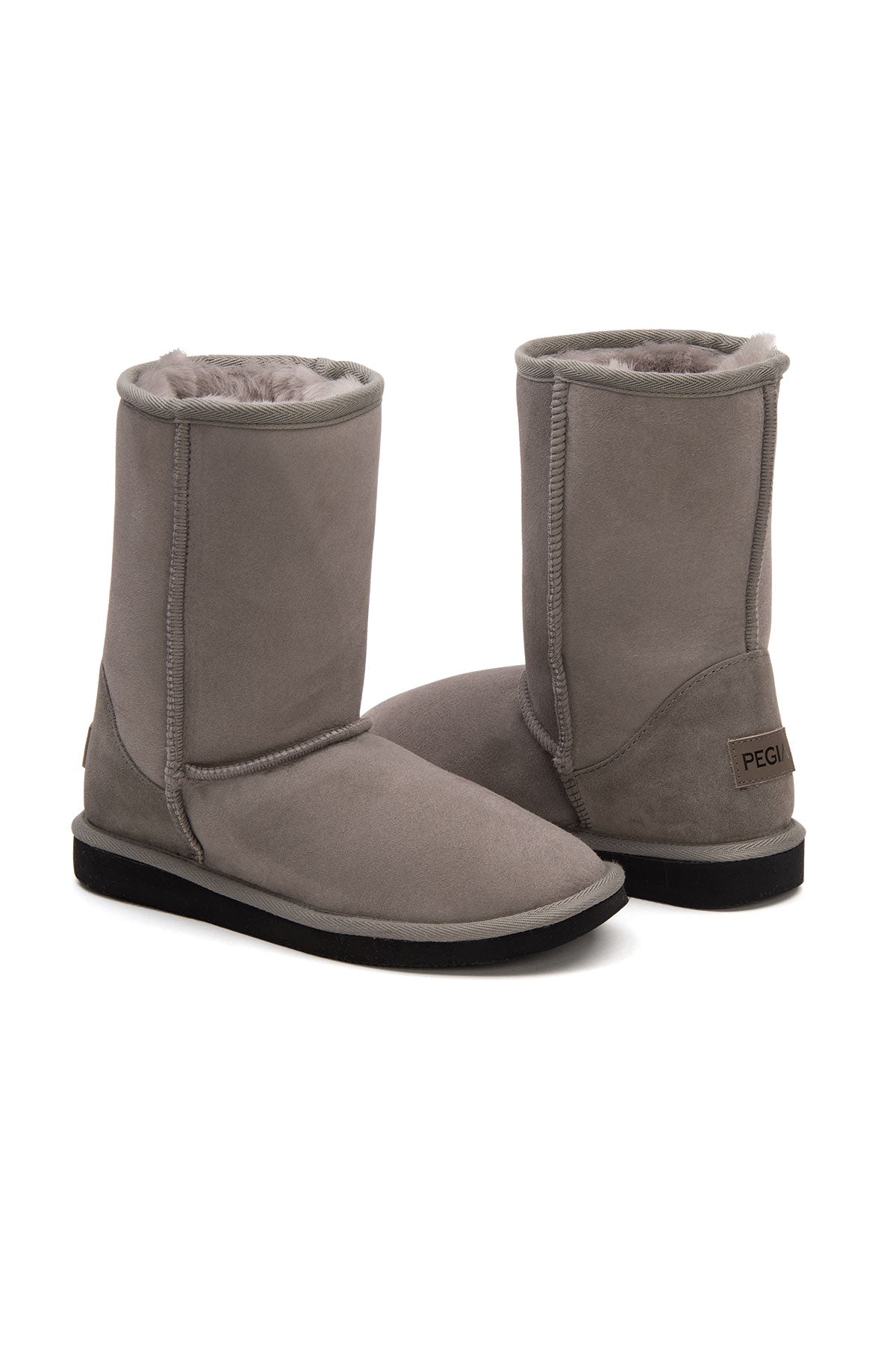 Pegia Lesa Echte Wildleder Damen Mini Stiefel