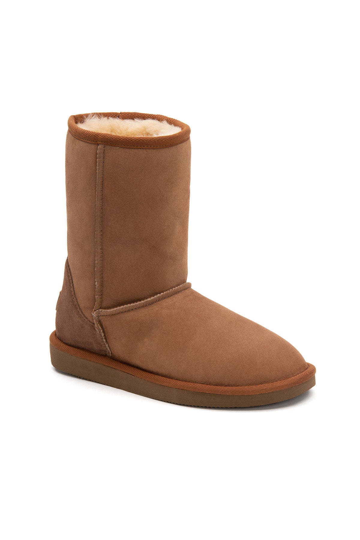 Pegia Lesa Echte Wildleder Damen Mini Stiefel