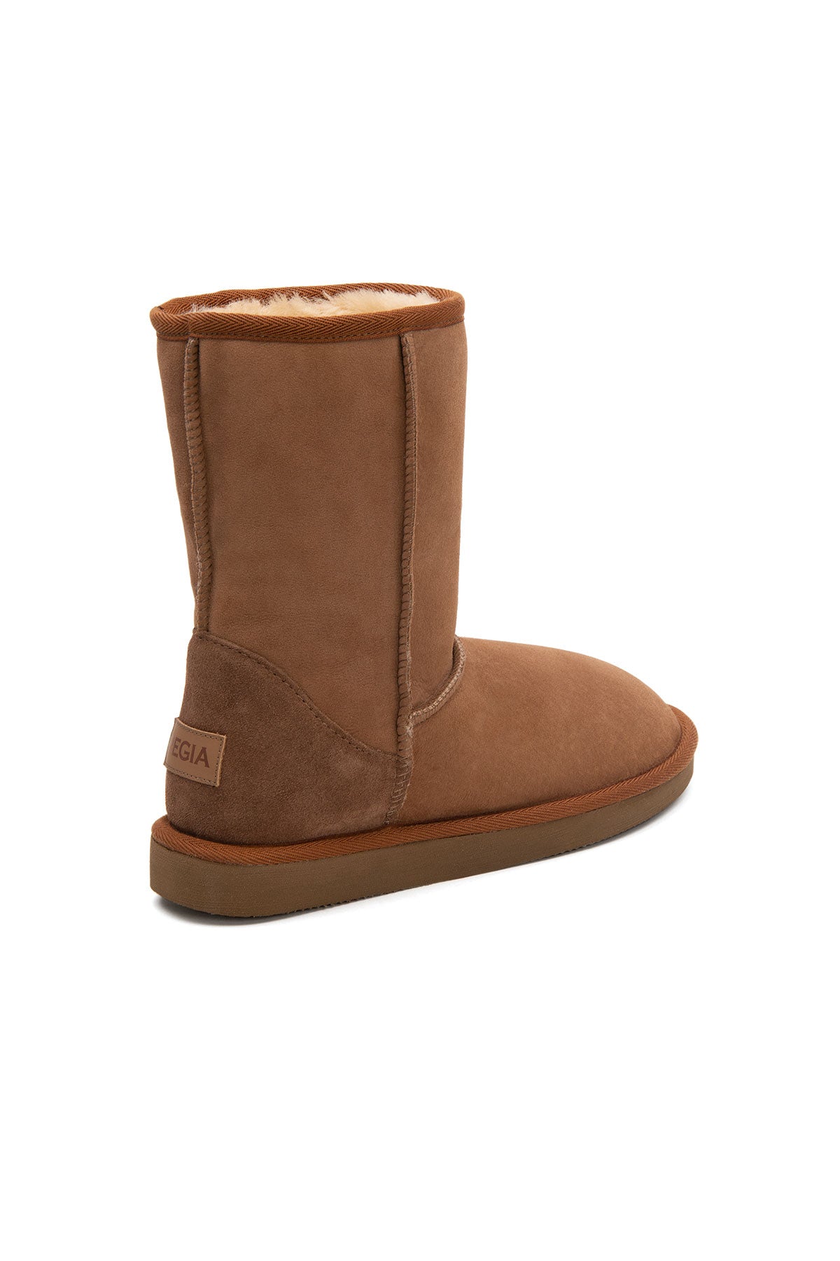 Pegia Lesa Echte Wildleder Damen Mini Stiefel