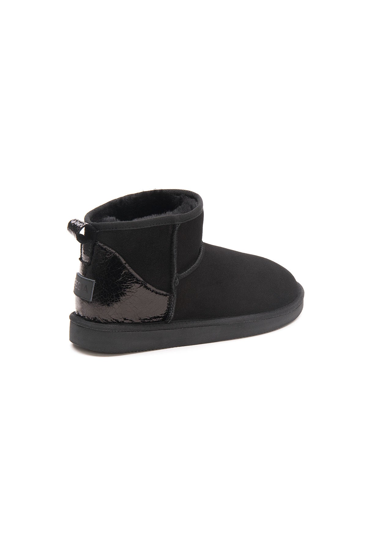 Pegia Jelsa Glossy Detailed Genuine Suede Women's Mini Boots - Pegia