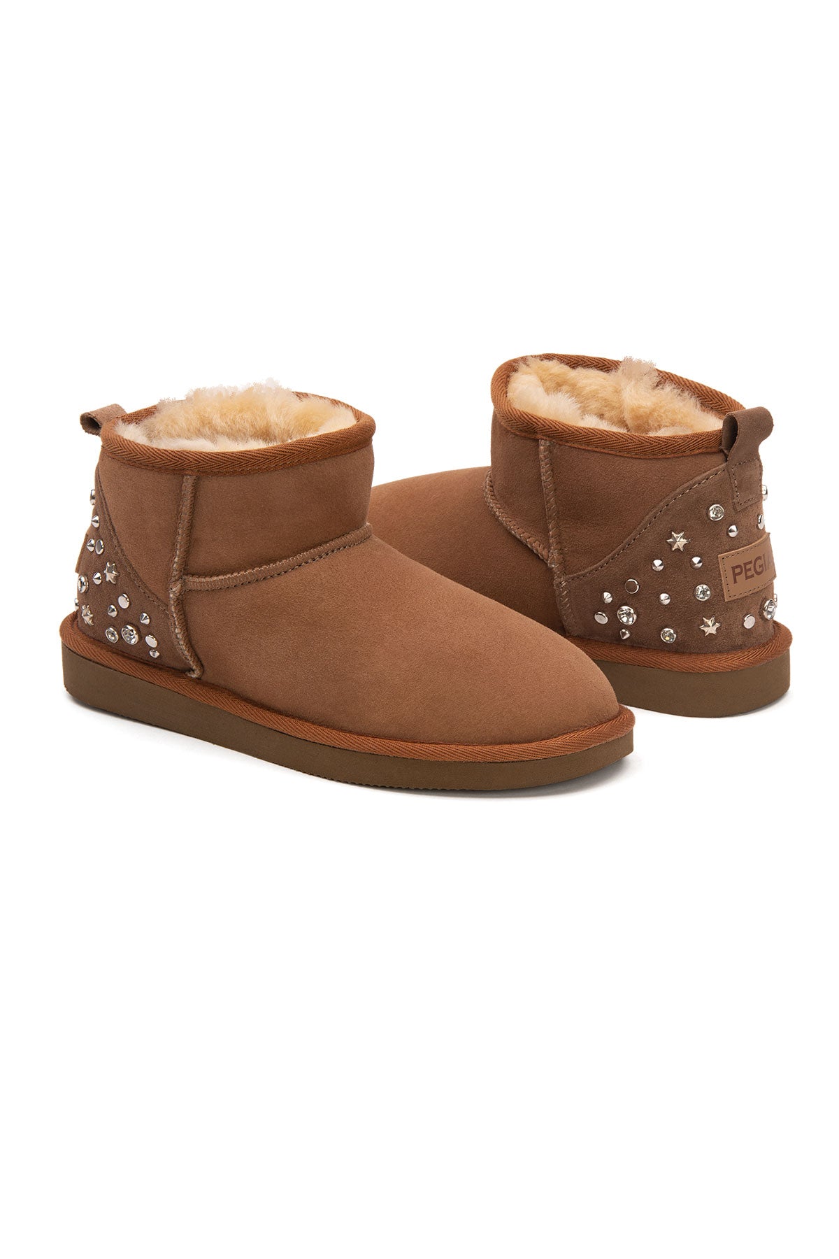 Pegia Adel Shearling Mujer Botas