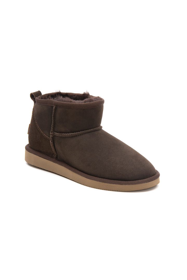 Pegia Brooks Genuine Suede Women's Mini Boots - Pegia