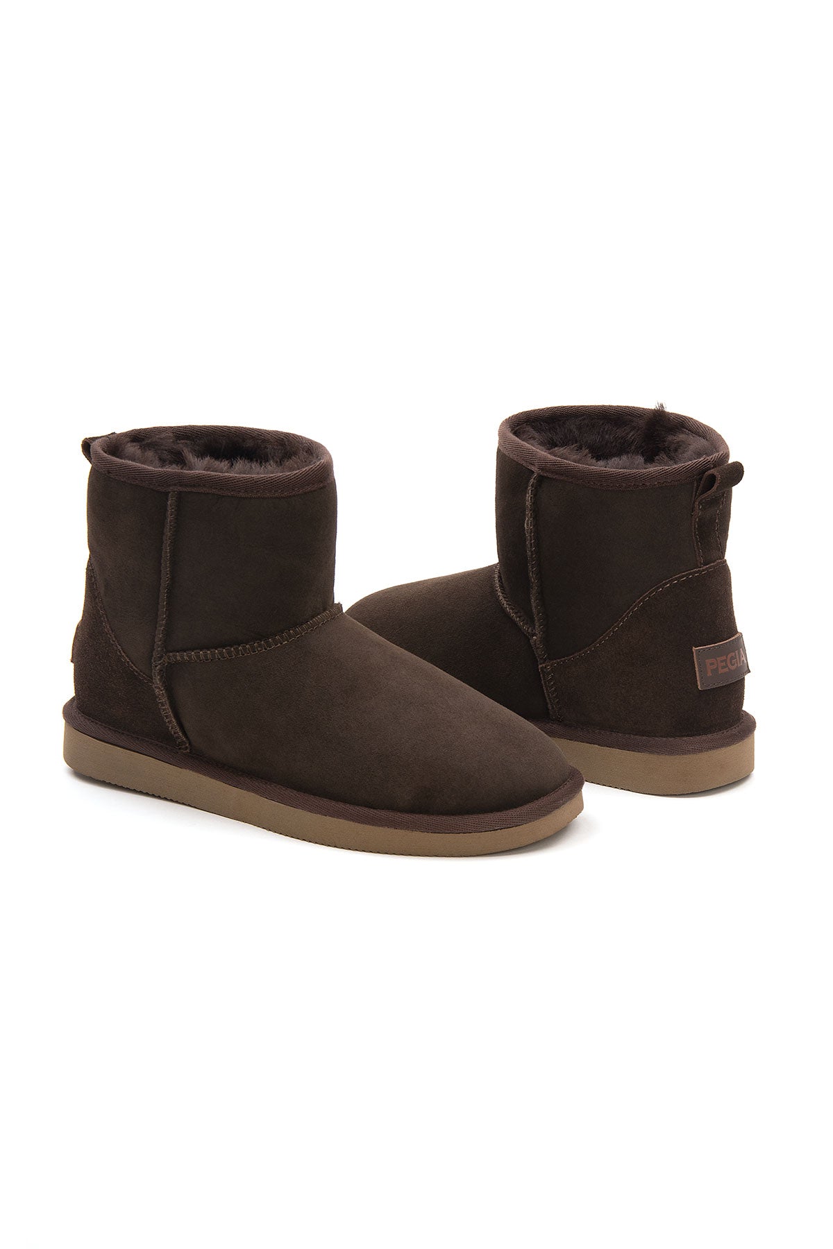 Pegia Lesa Echte Wildleder Damen Mini Stiefel