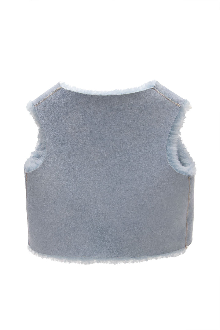 Pegia Merin Shearling Baby Gilet - Pegia