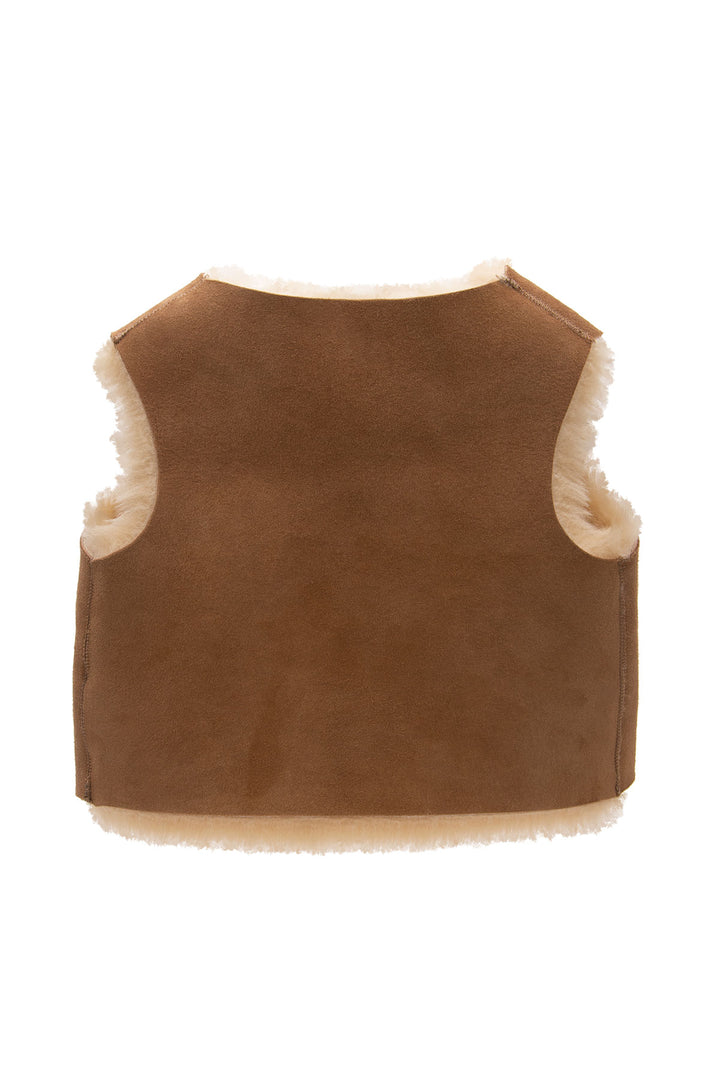 Pegia Merin Shearling Baby Gilet - Pegia