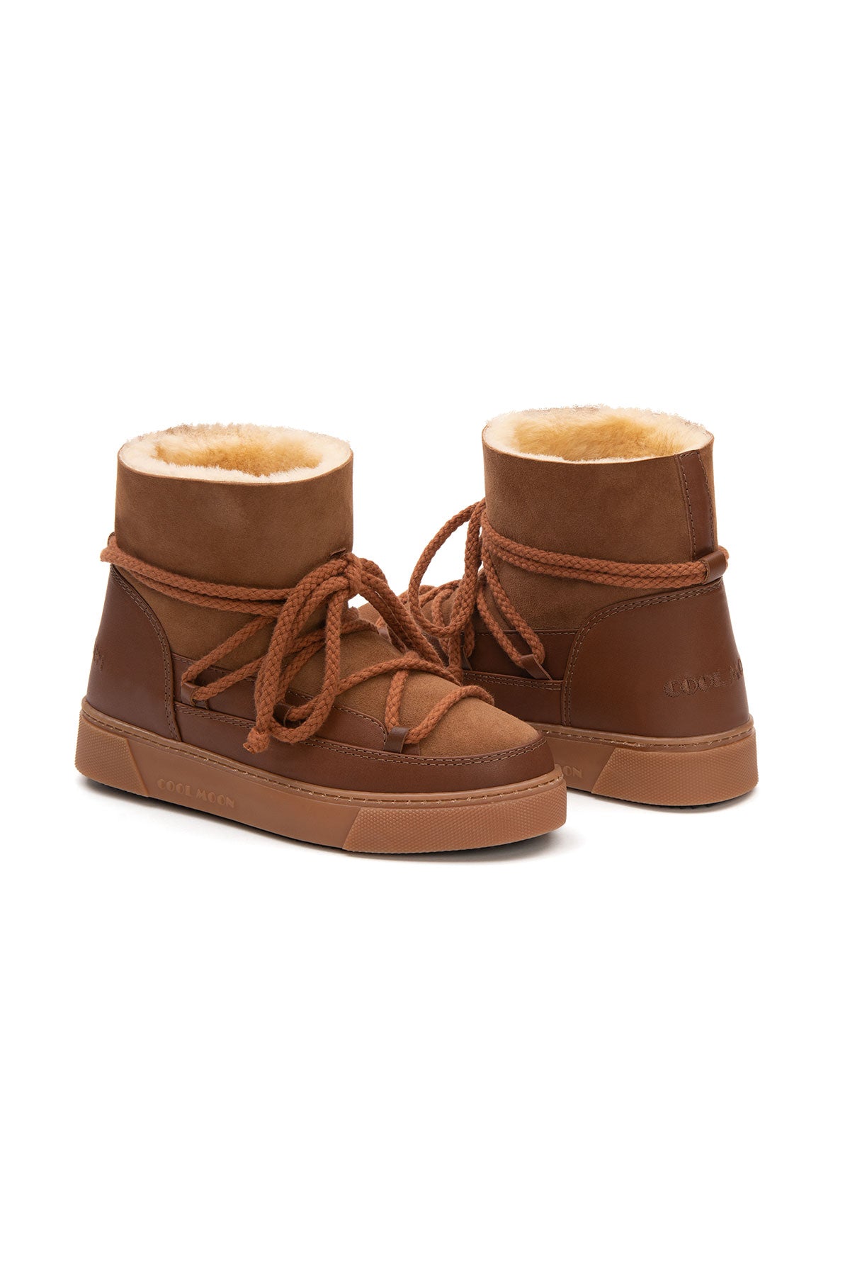 Cool Moon Clair Shearling Women's Boots - Pegia