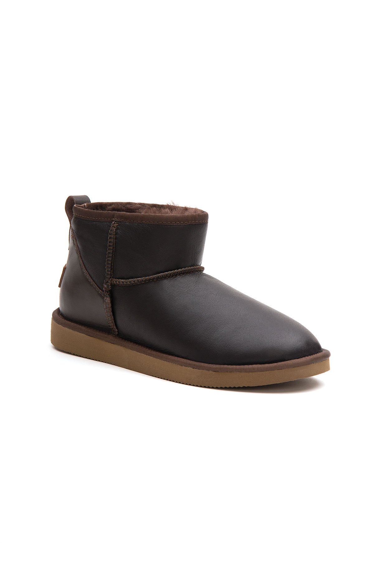 Pegia Leona Genuine Leather Women's Mini Boots - Pegia