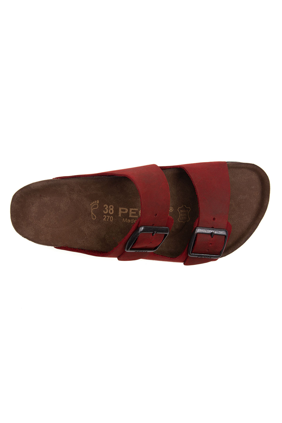 Pegia Santio Nubuck Unisex Buckle Slippers - Pegia