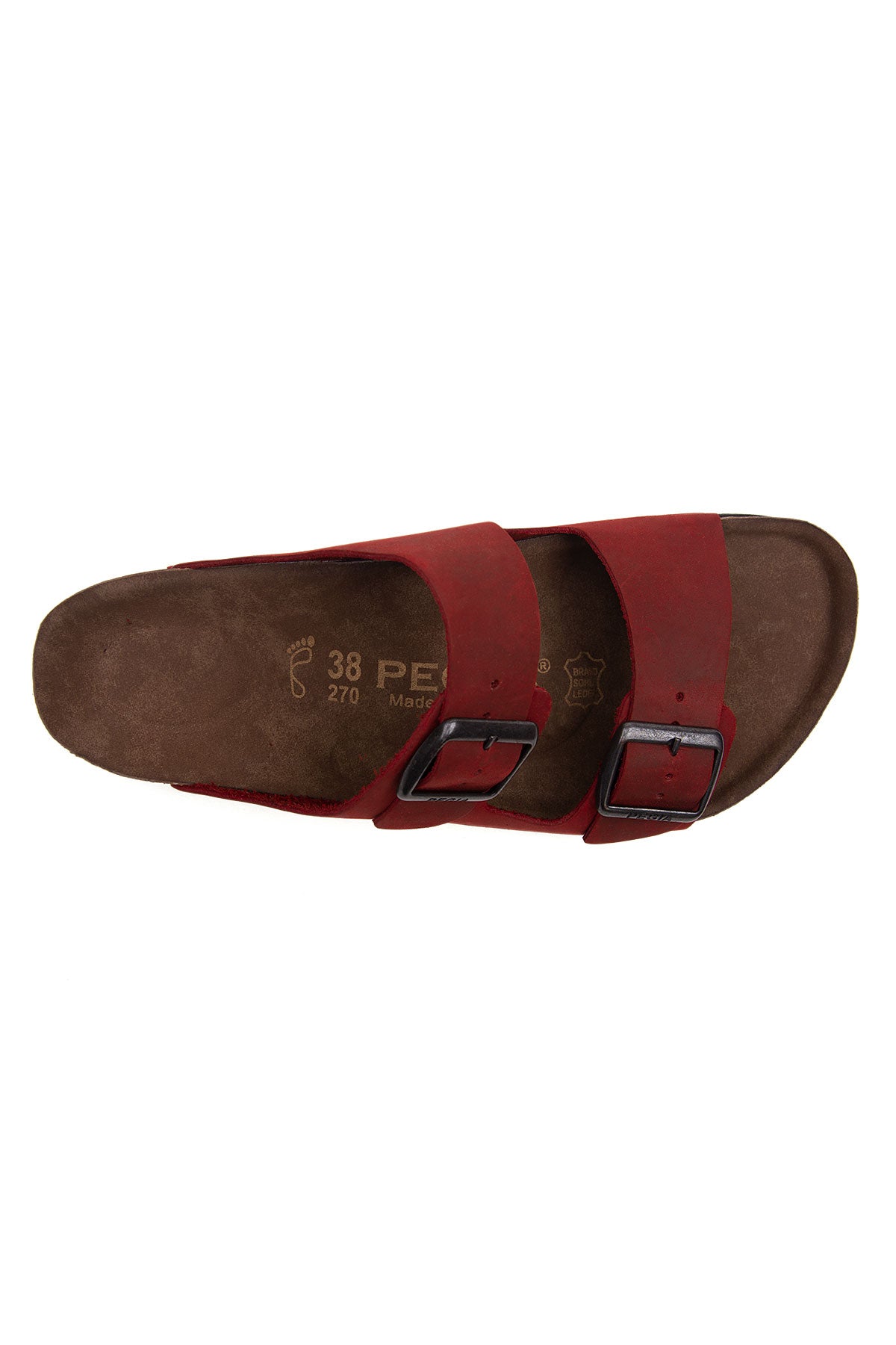 Pegia Santio Nubuck Unisex Buckle Slippers - Pegia