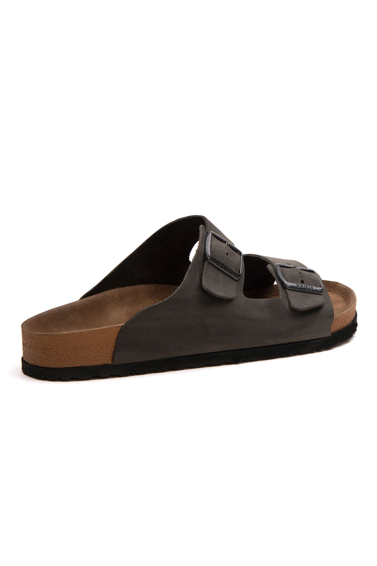 Pegia Santio Nubuck Unisex Buckle Slippers