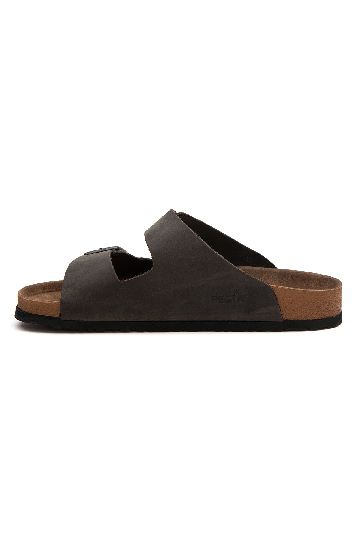 Pegia Santio Nubuck Unisex Buckle Slippers