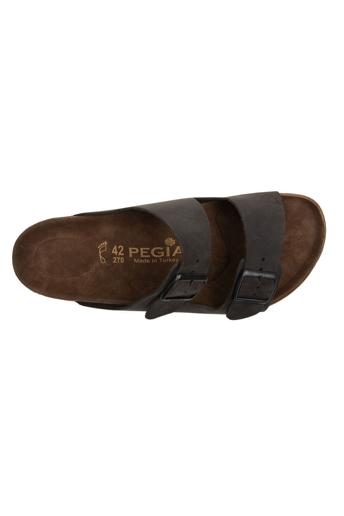 Pegia Santio Nubuck Unisex Buckle Slippers