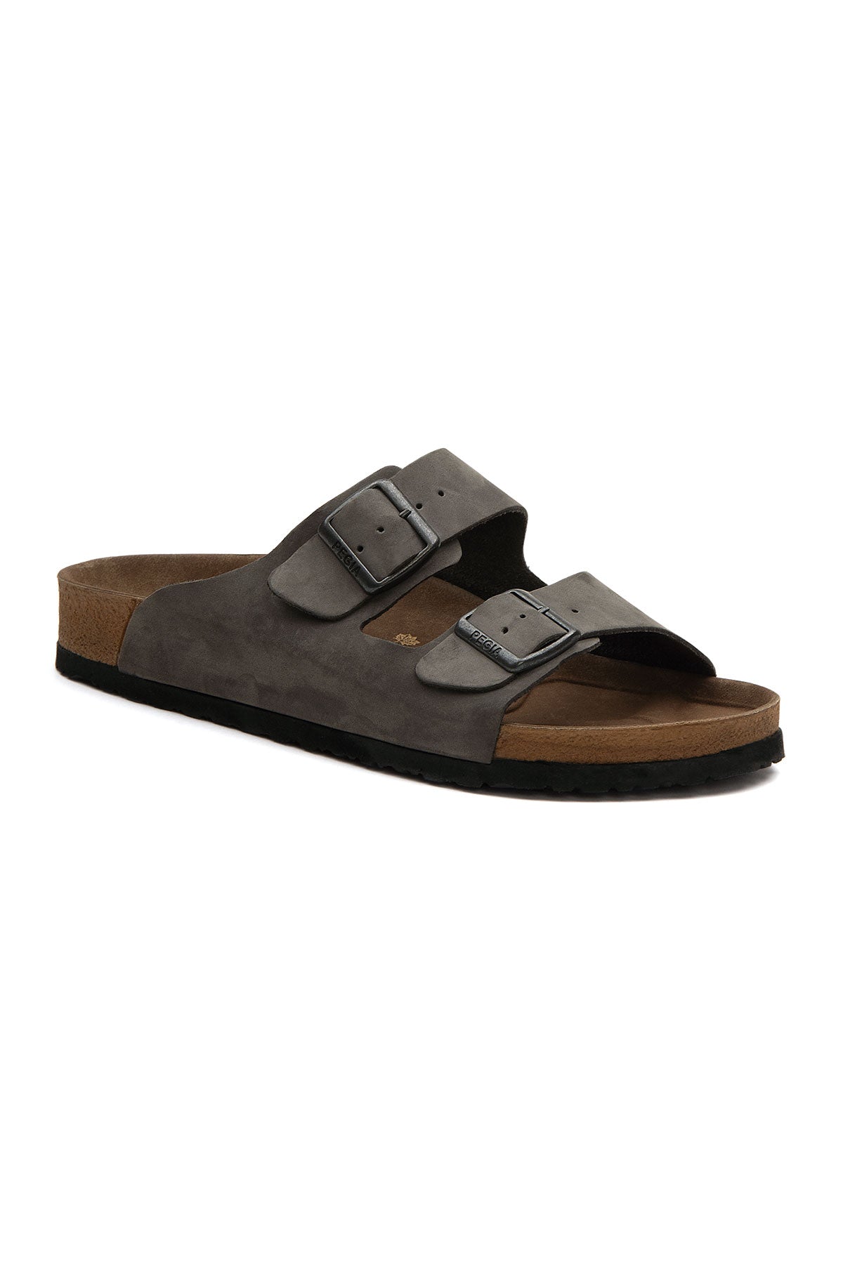 Pegia Santio Nubuck Unisex Buckle Slippers