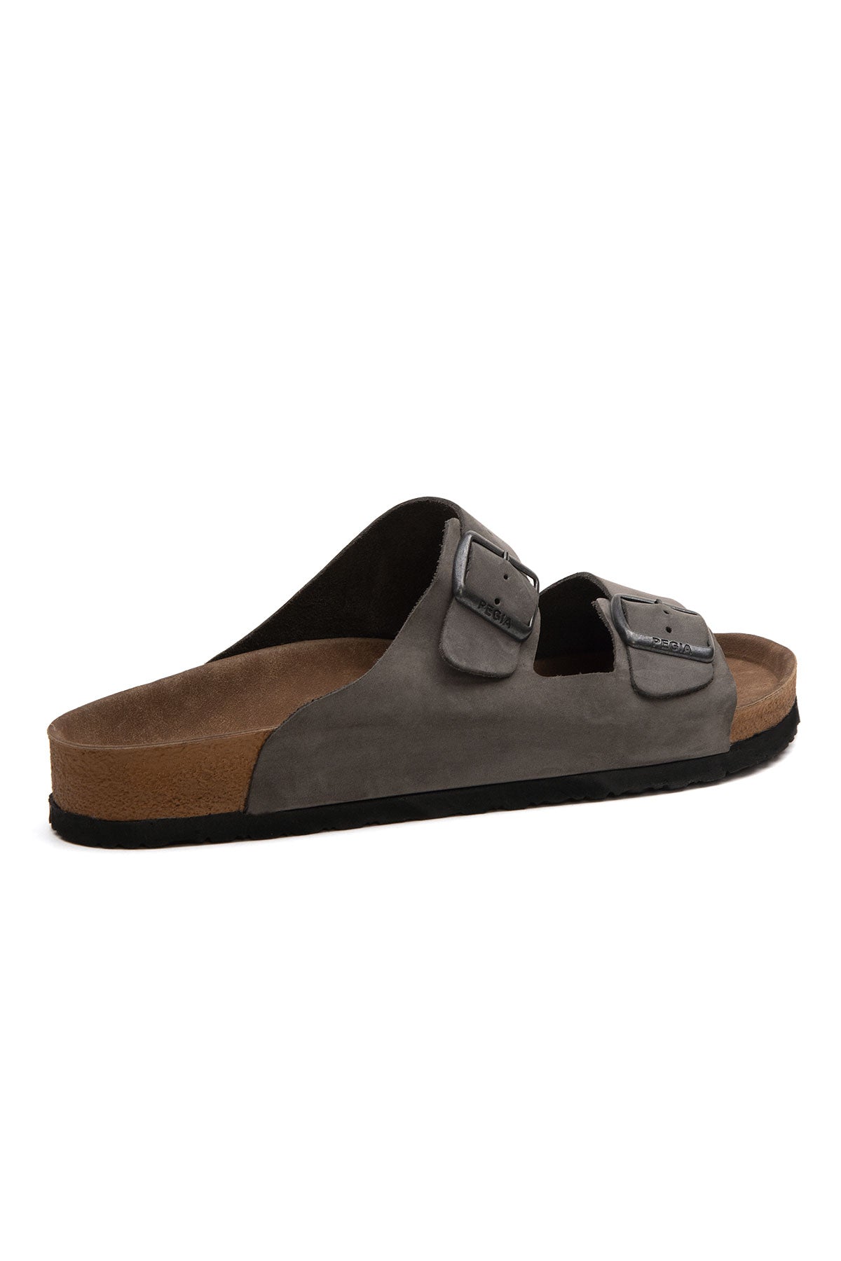 Pegia Santio Nubuck Unisex Buckle Slippers