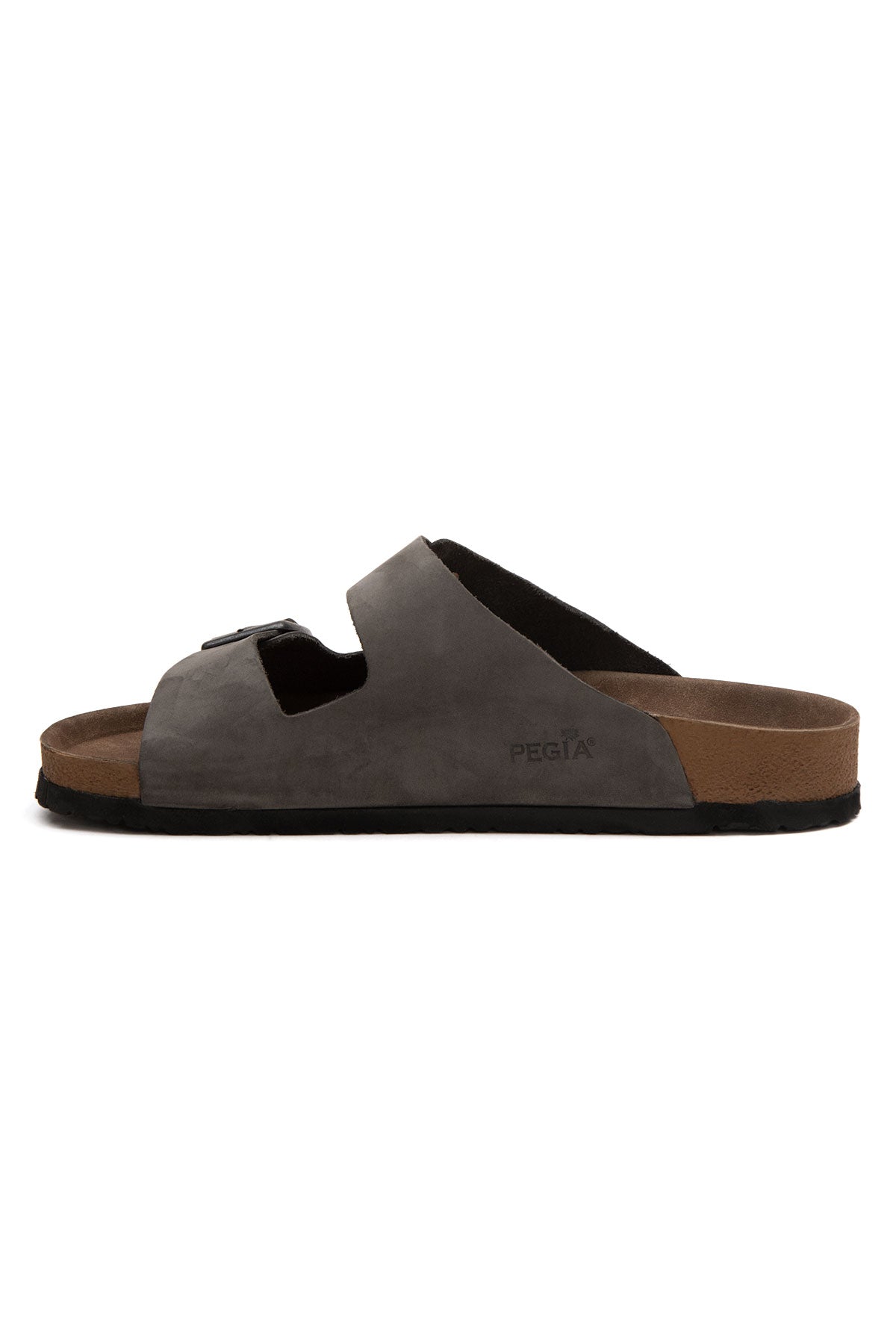 Pegia Santio Nubuck Unisex Buckle Slippers