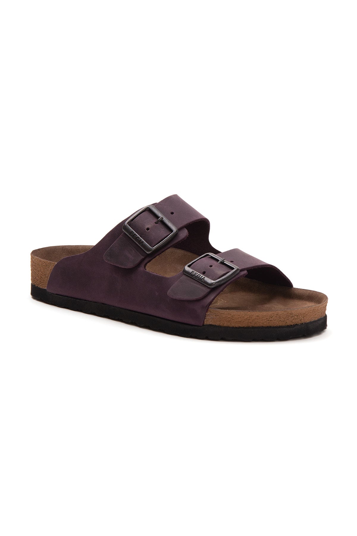 Pegia Santio Nubuck Unisex Buckle Slippers