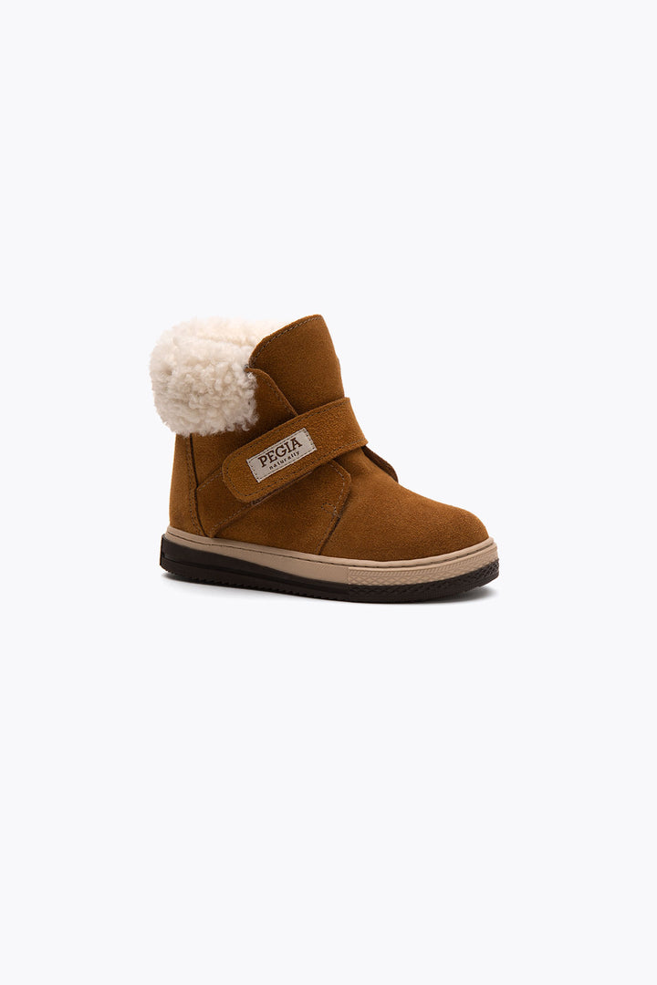 Pegia Arnes Shearling Kids' Velcro Boots - Pegia