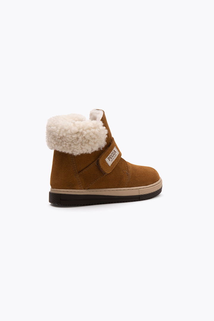 Pegia Arnes Shearling Kids' Velcro Boots - Pegia