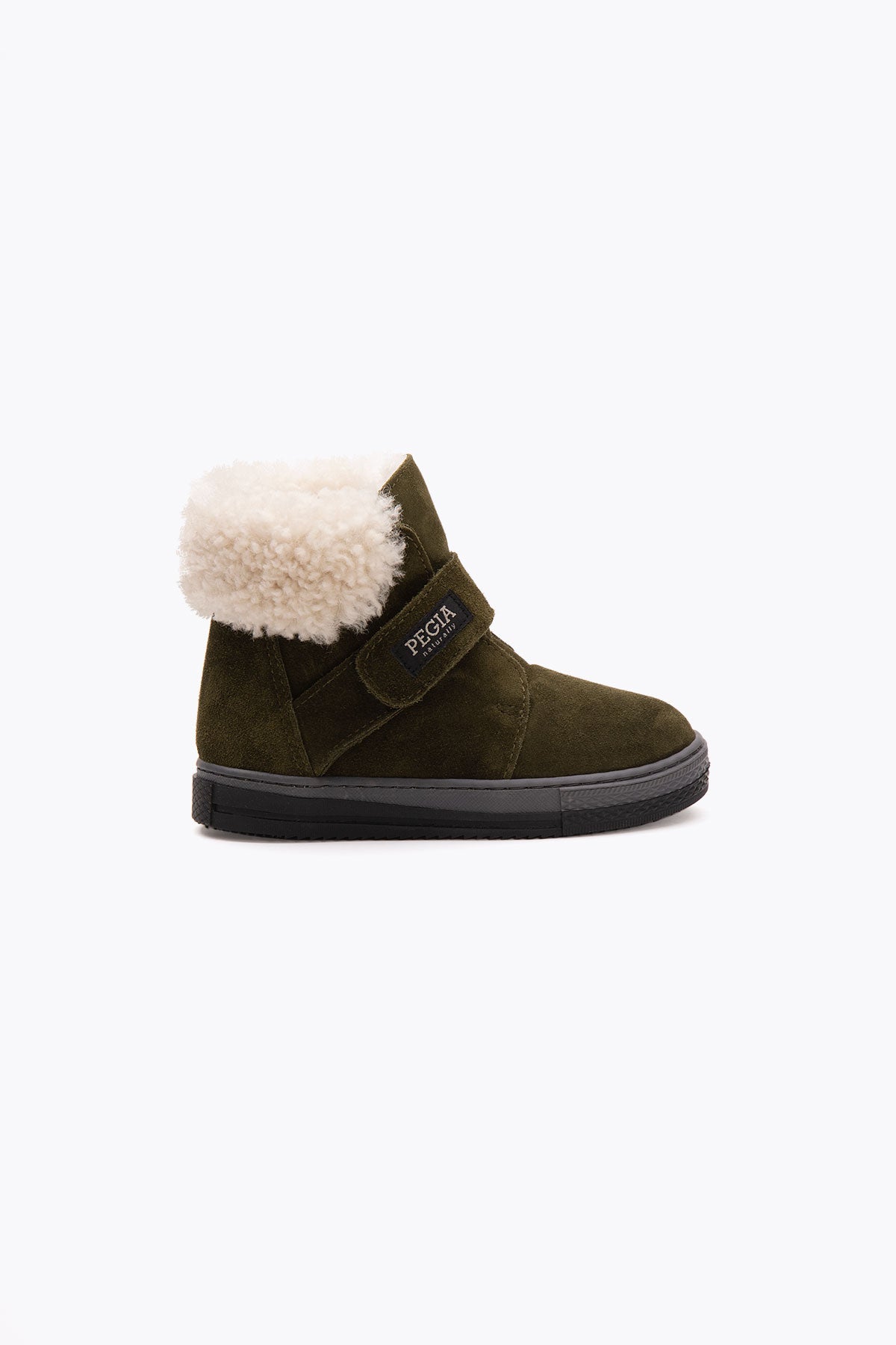 Pegia Arnes Shearling Niños Botas De Velcro