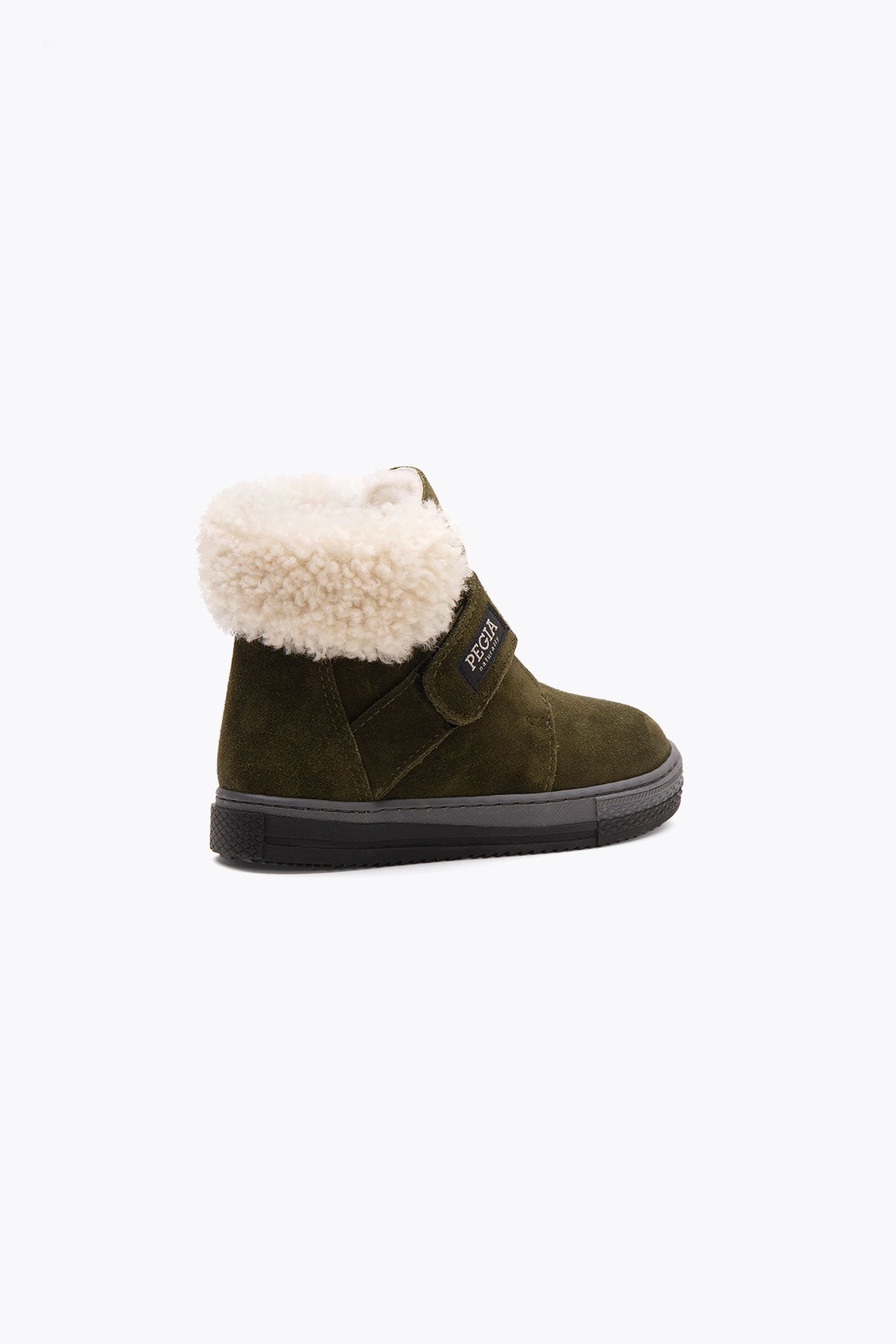 Pegia Arnes Shearling Kids' Velcro Boots