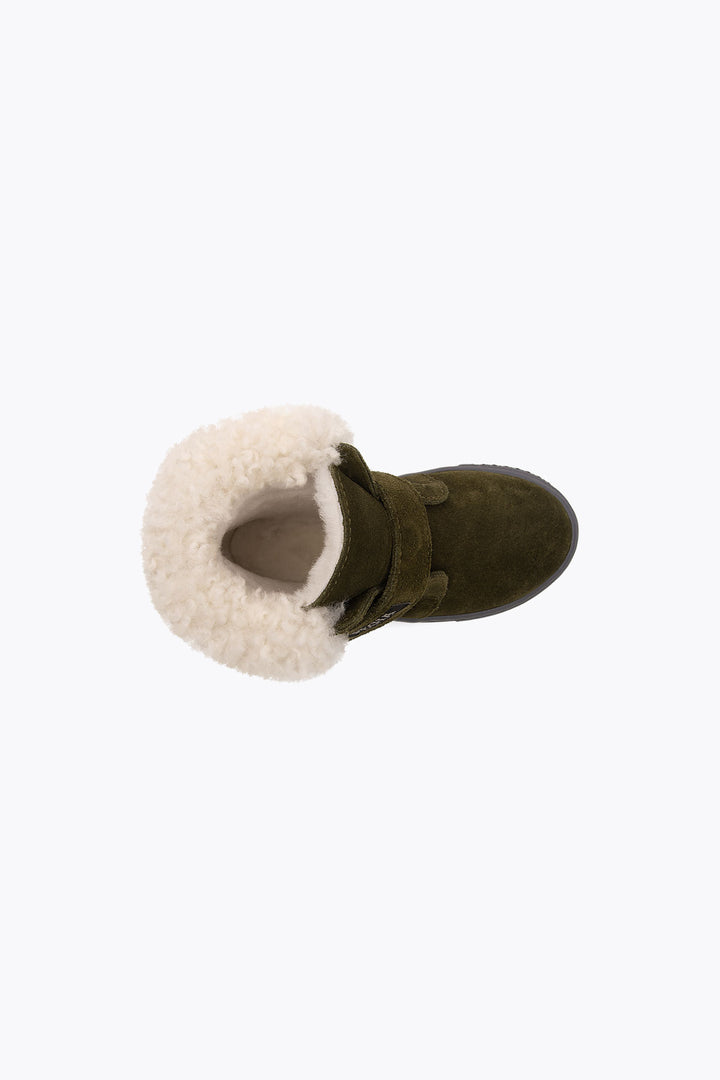 Pegia Arnes Shearling Kids' Velcro Boots - Pegia
