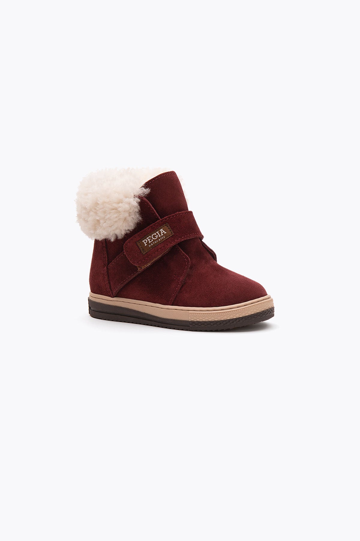 Pegia Arnes Shearling Kids' Velcro Boots