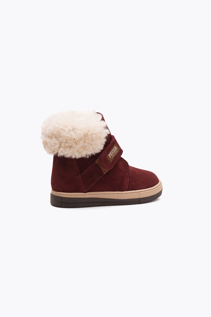 Pegia Arnes Shearling Kids' Velcro Boots - Pegia