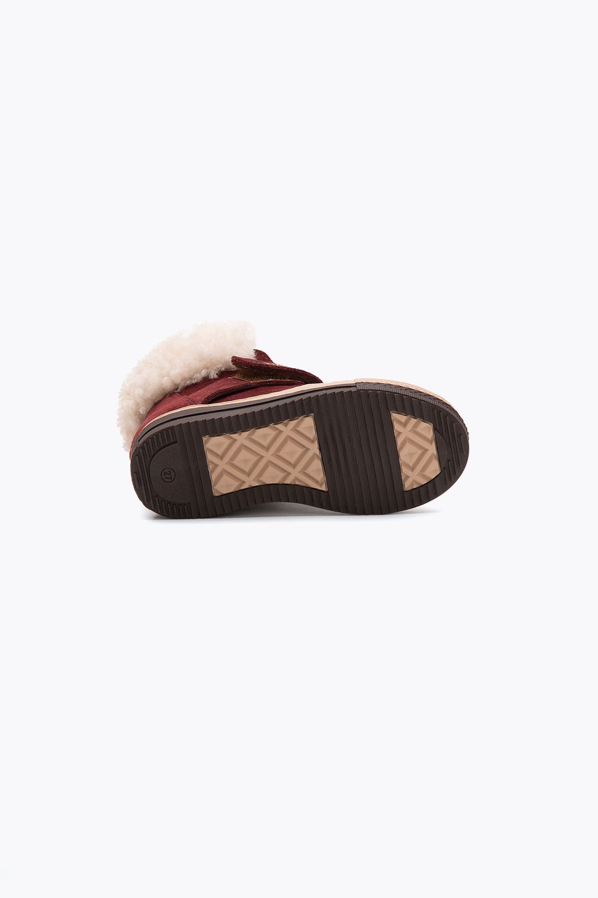Pegia Arnes Shearling Kids' Velcro Boots - Pegia