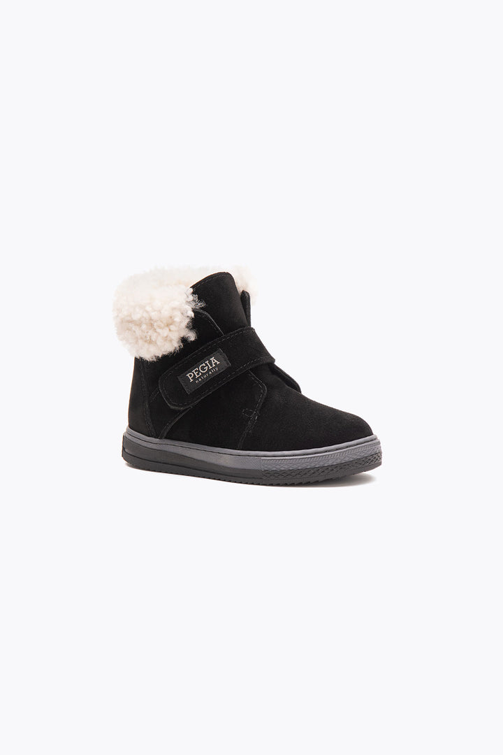 Pegia Arnes Shearling Kids' Velcro Boots - Pegia
