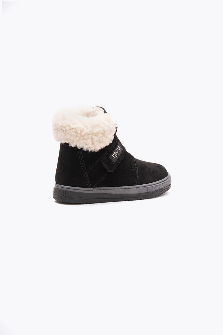 Pegia Arnes Shearling Kids' Velcro Boots - Pegia