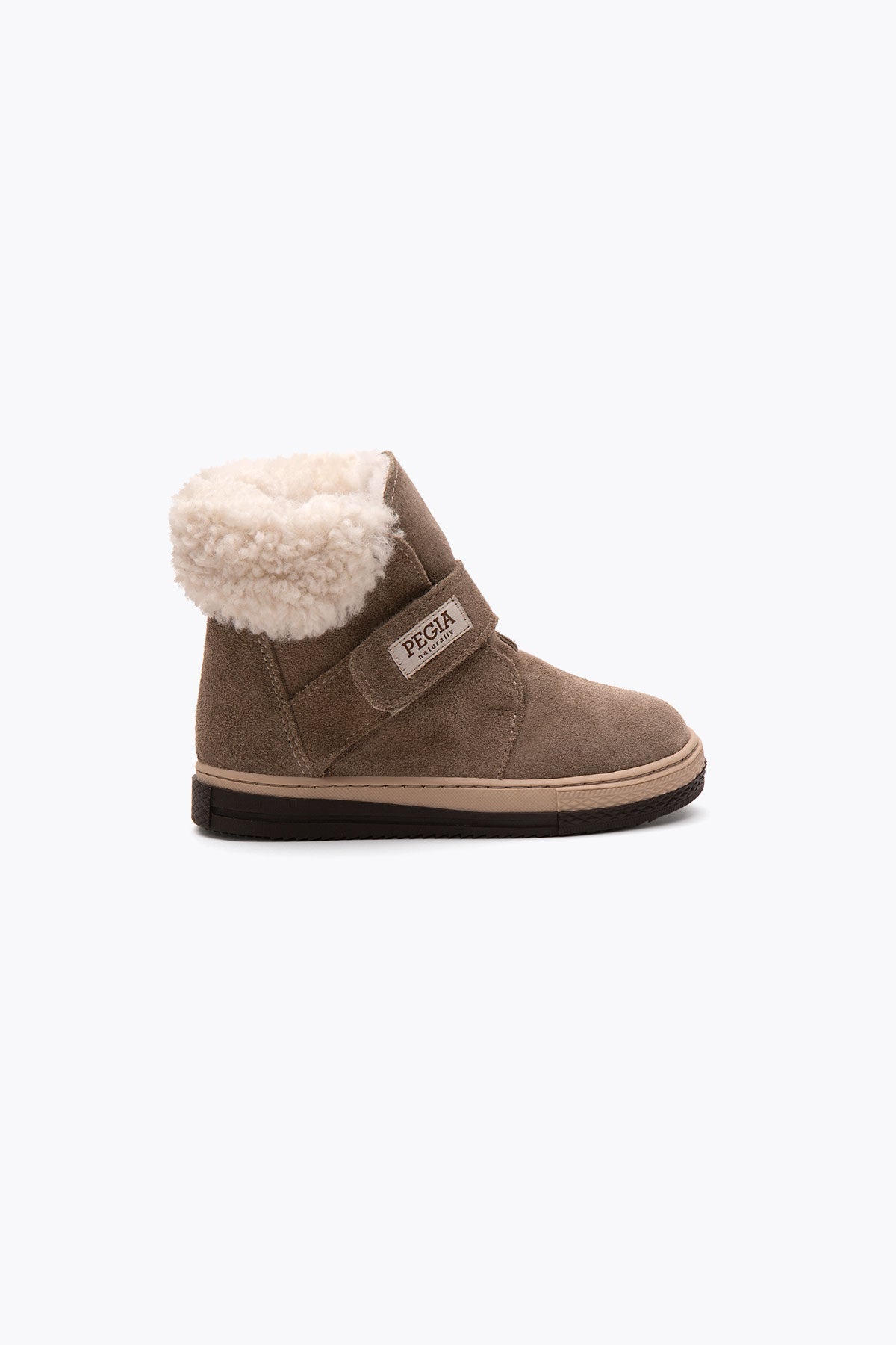 Pegia Arnes Shearling Kids' Velcro Boots