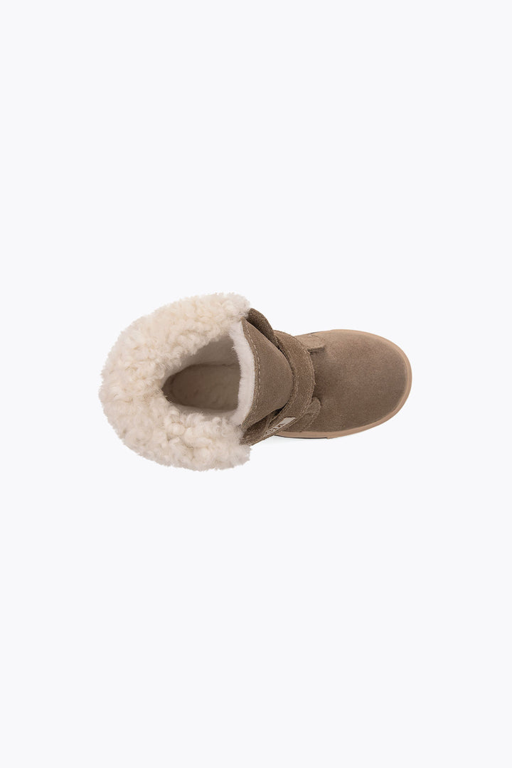 Pegia Arnes Shearling Kids' Velcro Boots - Pegia